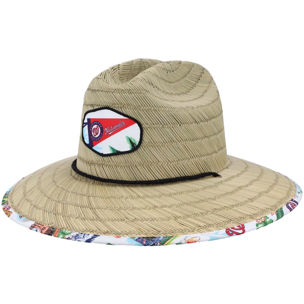 Lids Washington Nationals Reyn Spooner Logo Straw Hat