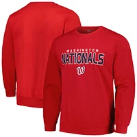 Sweat-shirt à capuche Stitches rouge des Nationals de Washington pour hommes