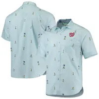 Lids Washington Nationals Tommy Bahama Go Big or Home Camp Button-Up Shirt  - White