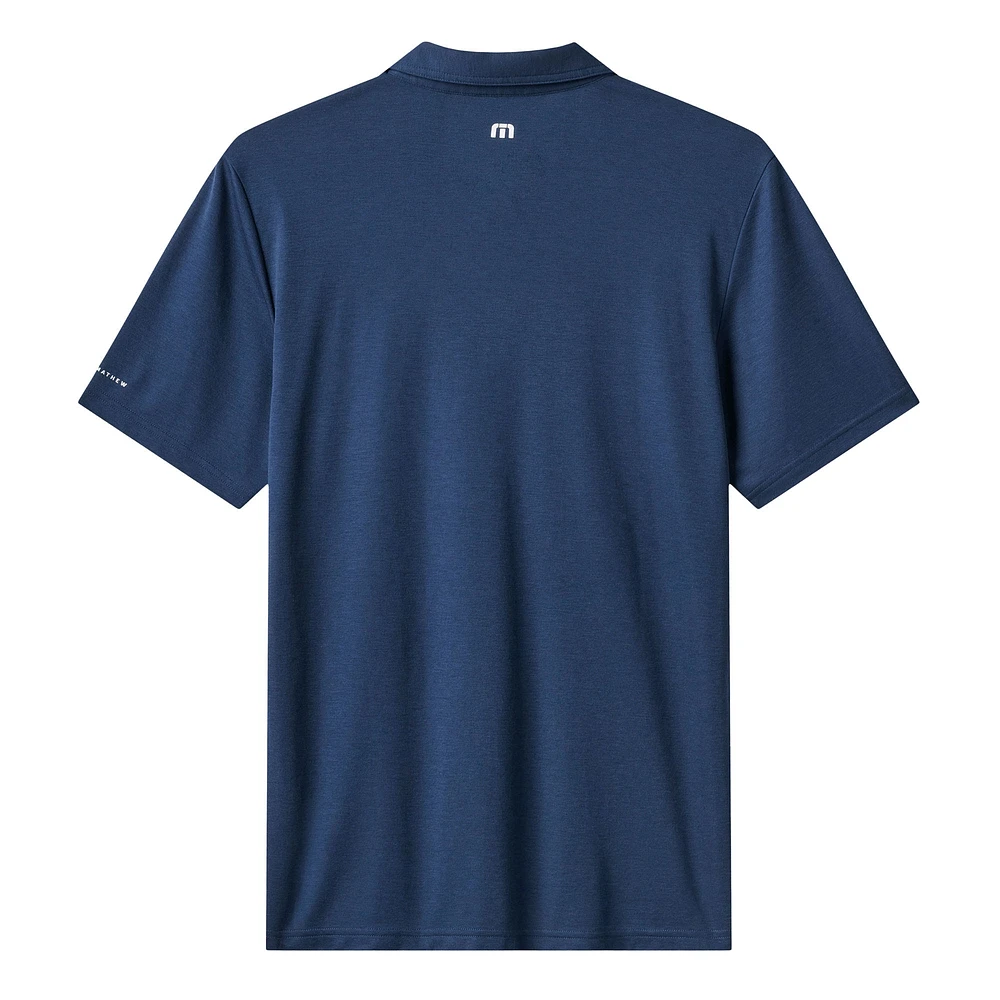 Men's TravisMathew Navy Washington Nationals Playoff Pitch Polo