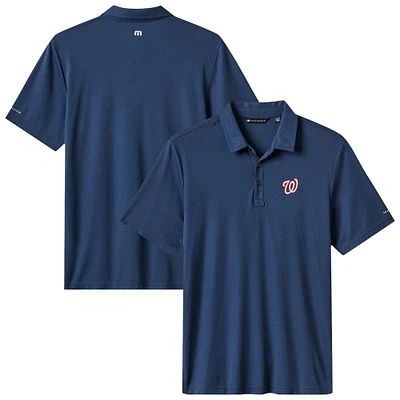 Men's TravisMathew Navy Washington Nationals Playoff Pitch Polo