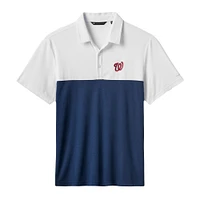 Men's TravisMathew White/Navy Washington Nationals Home Run Leader Polo