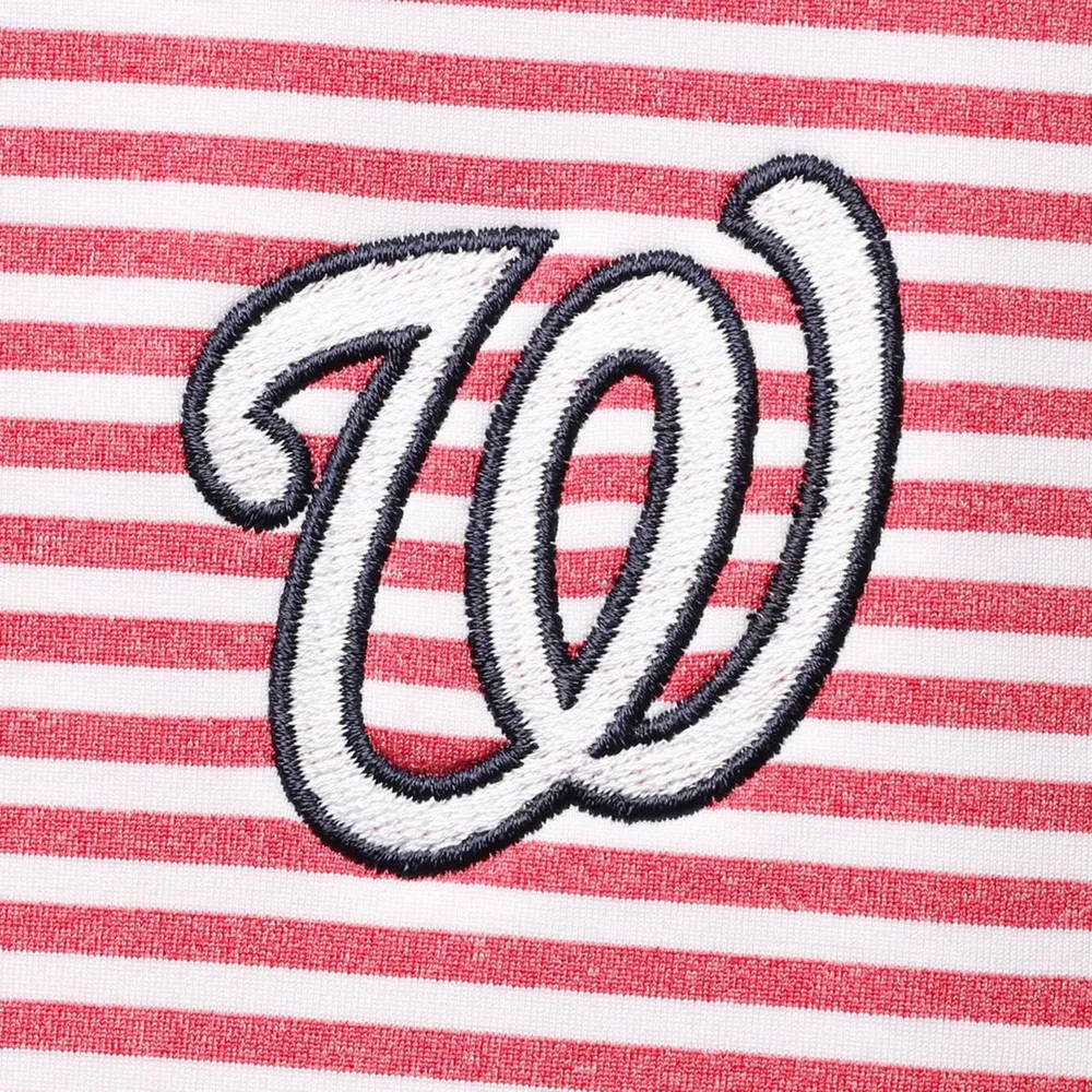 Polo pour homme Vineyard Vines Red Washington Nationals chiné Winstead Sankaty