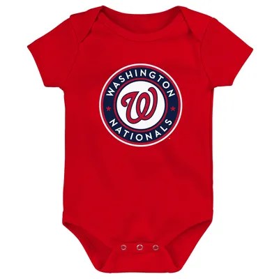 Washington Nationals Newborn & Infant Primary Team Logo Bodysuit - Red