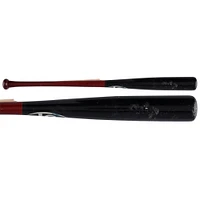 Batte de baseball Louisville Slugger noire et rouge de Paul DeJong, utilisée par les Nationals de Washington lors du match contre les Phillies de Philadelphie, le 27 mars 2025.