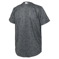 Maillot réplique Nike gris Washington Nationals City Connect pour enfants d'âge préscolaire