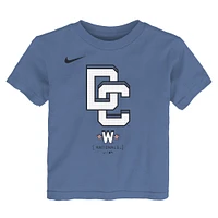 T-shirt Nike bleu City Connect 2025 des Washington Nationals pour tout-petit