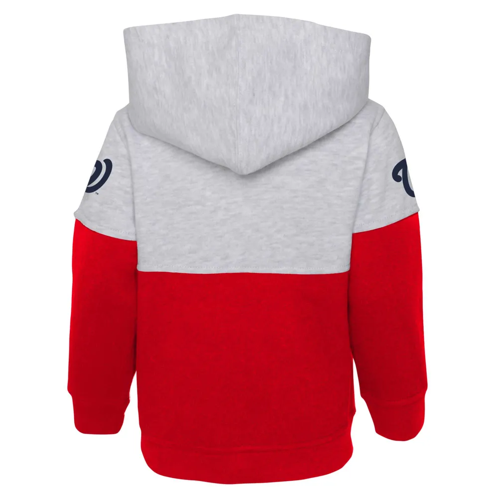 Toddler Red/Heather Gray Washington Nationals Two-Piece Playmaker Set