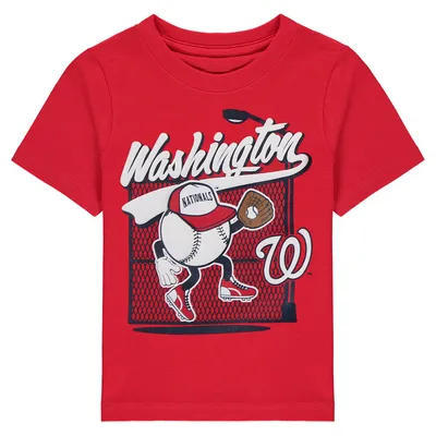 Washington Nationals Toddler On the Fence T-Shirt - Red