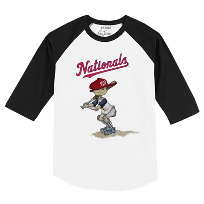 Lids Washington Nationals Tiny Turnip Infant TT Rex Raglan 3/4