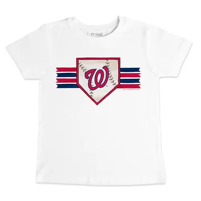 Lids Washington Nationals Tiny Turnip Infant Baseball Flag T-Shirt - White