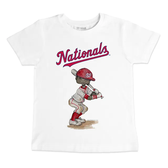 Toddler Tiny Turnip White Washington Nationals Sundae Helmet T-Shirt Size: 2T