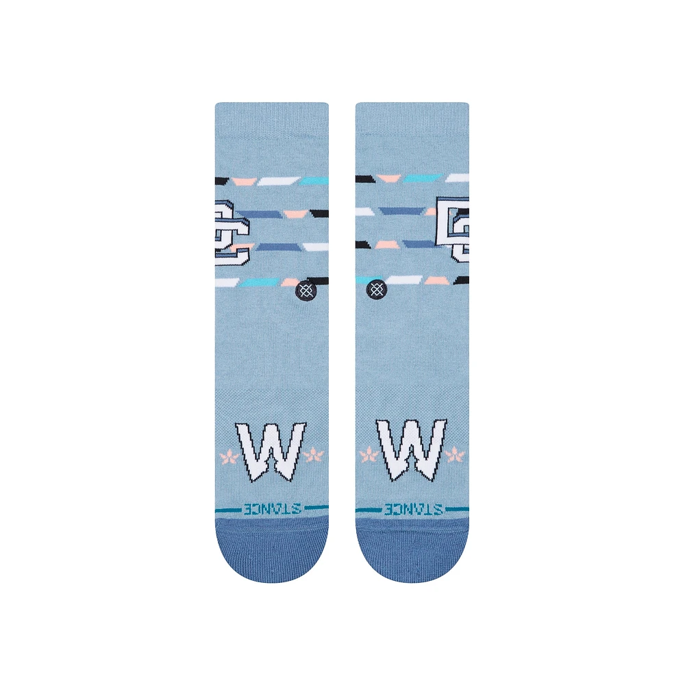 Unisex Stance Light Blue Washington Nationals 2025 City Connect Crew Socks