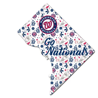  MLB Washington Nationals Unisex Washington Nationals  Coordinate Sign, Team Color, 6 x 12 : Sports & Outdoors