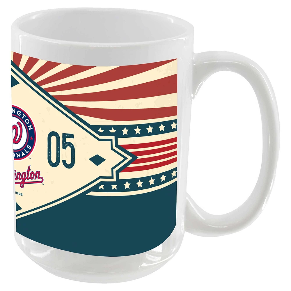 Nationals de Washington 15oz. Tasse de diamant Americana