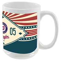 Nationals de Washington 15oz. Tasse de diamant Americana