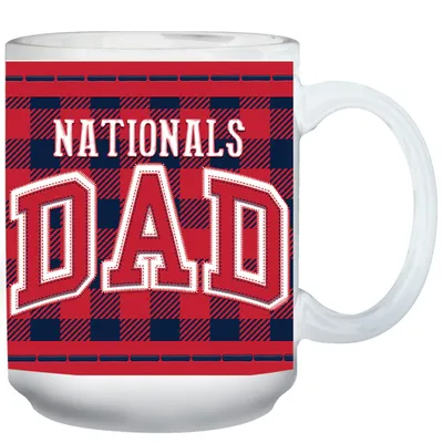 Washington Nationals 15oz. Buffalo Plaid Father's Day Mug
