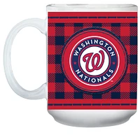 Washington Nationals 15oz. Buffalo Plaid Father's Day Mug