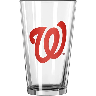 Nationals de Washington 16 oz. Verre à pinte Team Wordmark Game Day