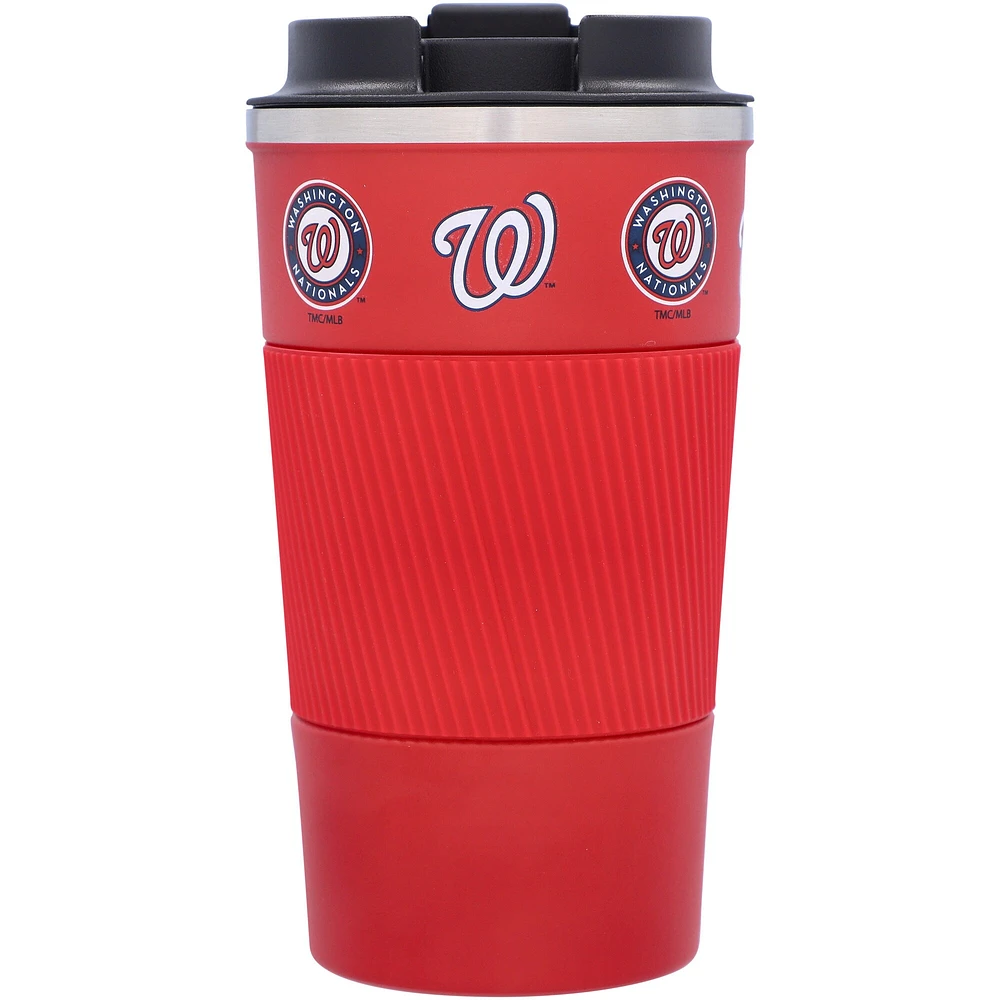 Washington Nationals 18oz Coffee Tumbler with Silicone Grip