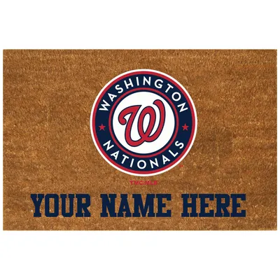 Washington Nationals 19.5'' x 29.5'' Personalized Door Mat