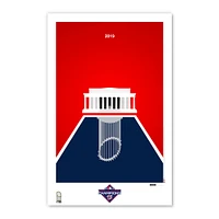 Washington Nationals 2019 World Series Champions 11'' x 17'' Minimalist Poster Art Print