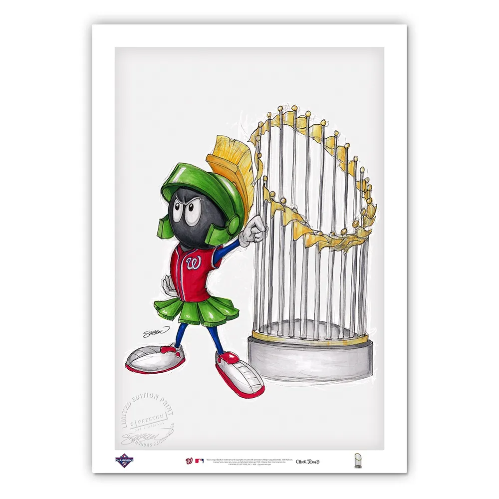 Washington Nationals 2019 World Series Champions 14'' x 20'' Marvin the  Martian Limited Edition Fine Art Print