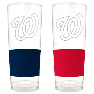 Washington Nationals 22oz. Logo Score Pint Glass Two-Piece Set