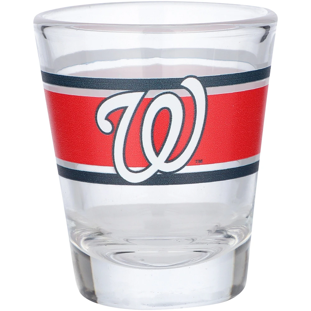 Nationals de Washington 2 oz. Verre à liqueur à rayures