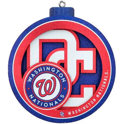 Washington Nationals 3D Logo Series Ornament