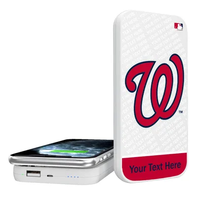 Washington Nationals 5000mAh Solid Design Wireless Magnetic Power Bank