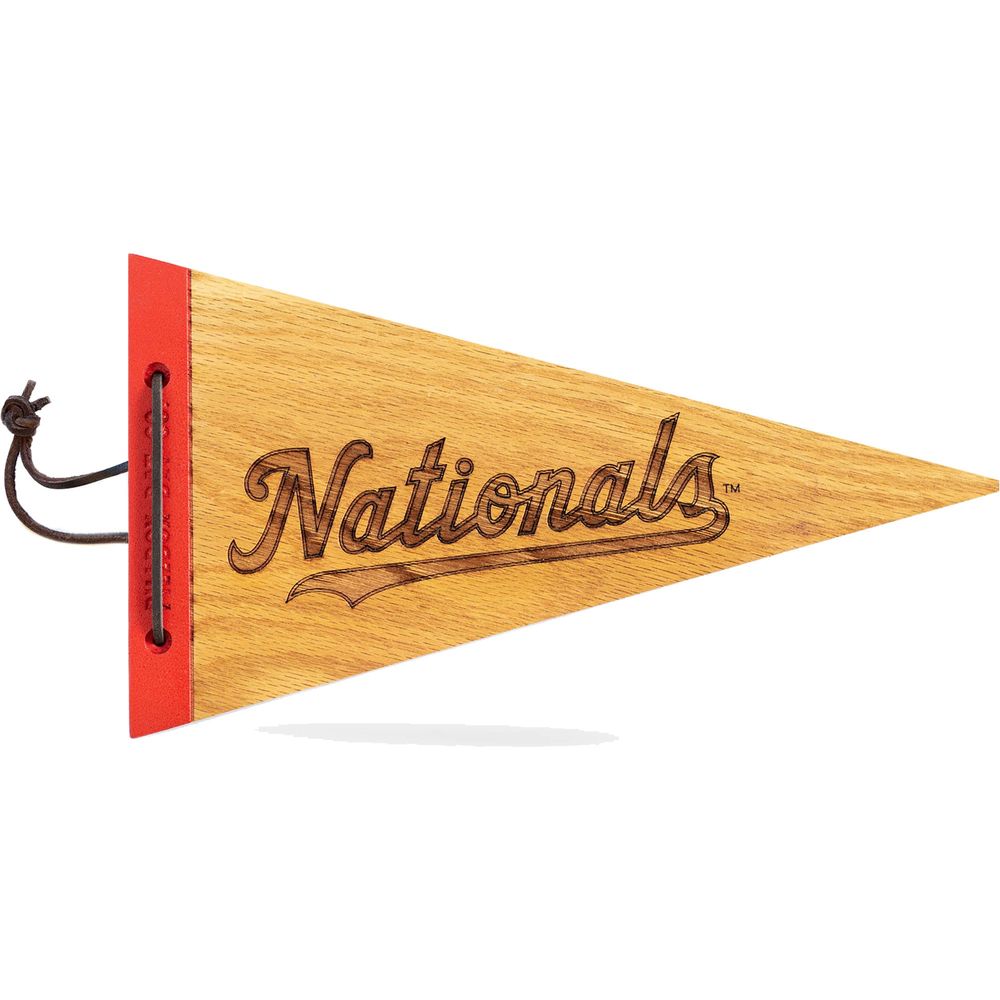 Washington Nationals 7" x 12" Wood Pennant