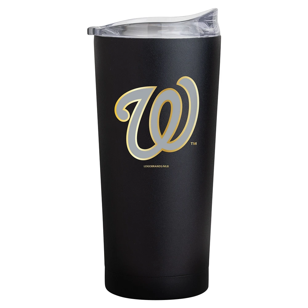 Washington Nationals Black Foil 20oz. Powder Coat Tumbler