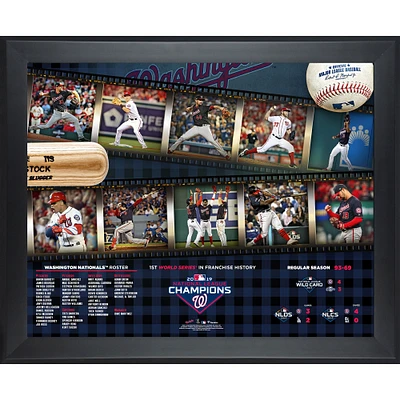 Nationals de Washington encadré 16 "x 20" 2019 NLCS Champions Timeline Collage
