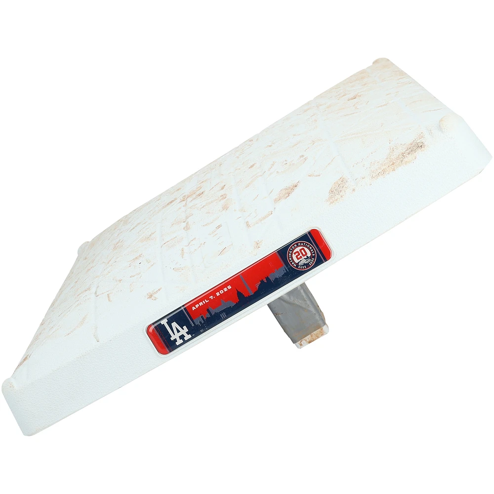 Washington Nationals Game-Used First Base from Games Played on April 7-9, 2025 - Innings 1-3