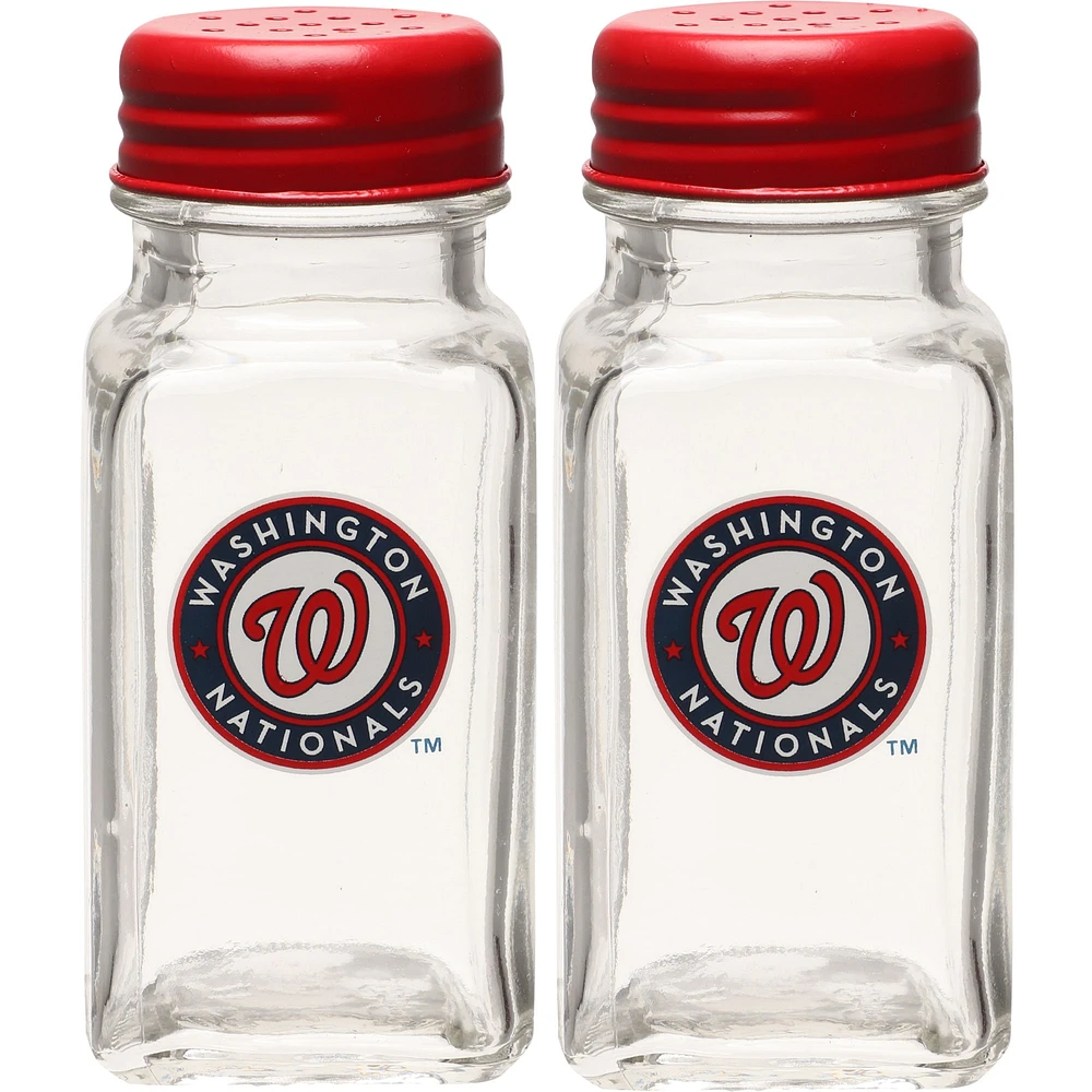 Washington Nationals Glass Salt & Pepper Shakers