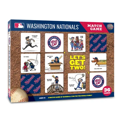 Washington Nationals Licensed Memory Match Game