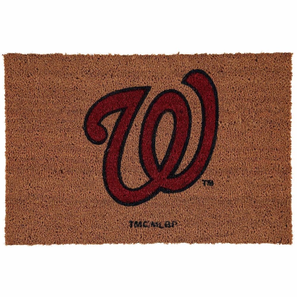 Washington Nationals Logo 20'' x 30'' Coir Doormat