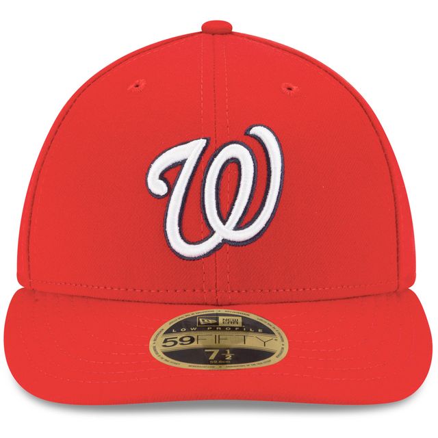 Washington Nationals New Era Home Authentic Collection On-Field Low Profile 59FIFTY - Casquette ajustée Rouge