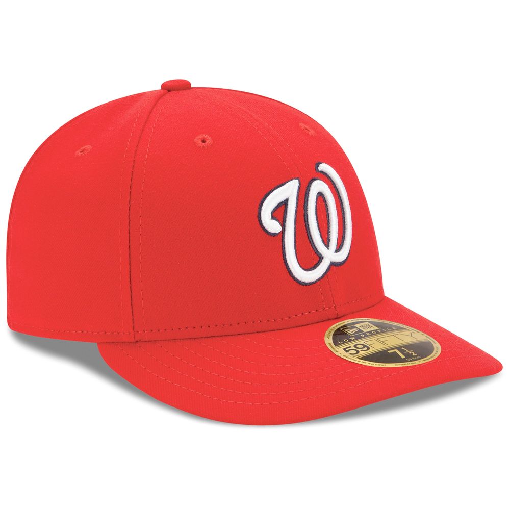 Washington Nationals New Era Home Authentic Collection On-Field Low Profile 59FIFTY - Fitted Hat Red