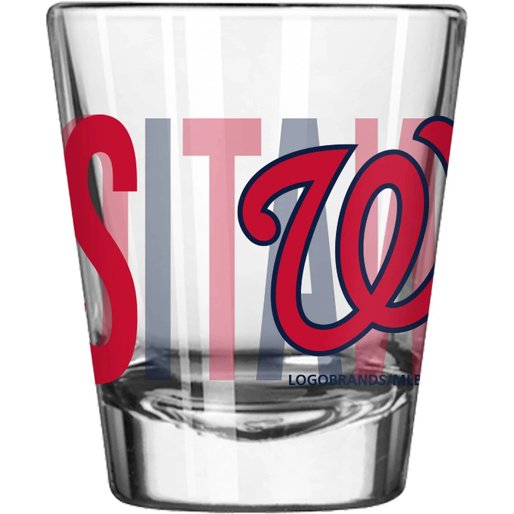 Nationals de Washington Heures supplémentaires 2 oz. Verre à liqueur