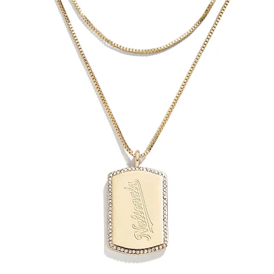 WEAR by Erin Andrews x Baublebar Washington Nationals Dog Tag Collier