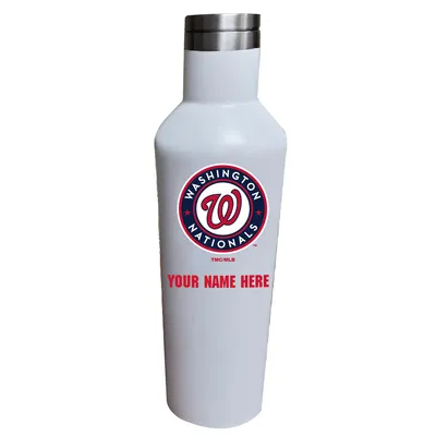 Washington Nationals 17oz. Personalized Infinity Stainless Steel Water Bottle - White