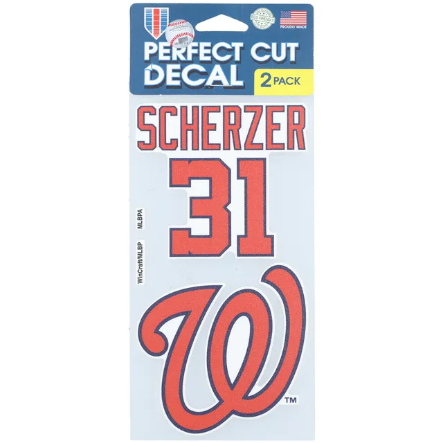 Lids Max Scherzer Washington Nationals 8'' x 10'' Plaque