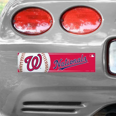 WinCraft Washington Nationals 12'' x 3'' Primary Bumper Sticker