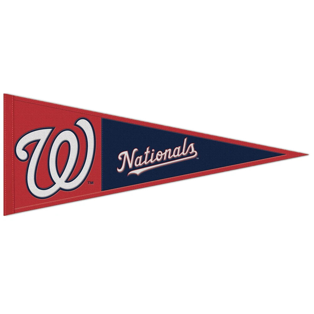 WinCraft Washington Nationals 13" x 32" Fanion avec logo principal en laine