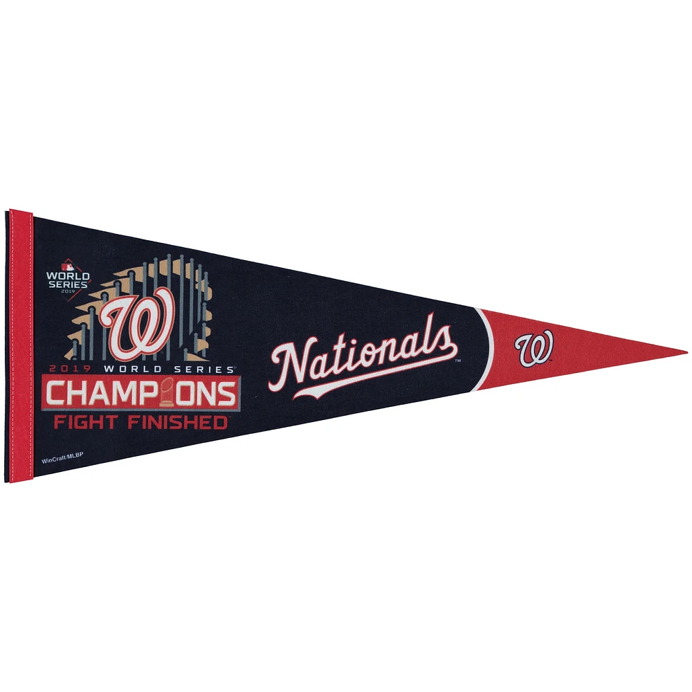 WinCraft Washington Nationals 2019 World Series Champions 12''x 30'' On-Field Celebration Premium Fanion