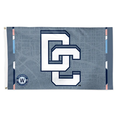 Drapeau de luxe simple face WinCraft Washington Nationals 2025 City Connect 3' x 5'