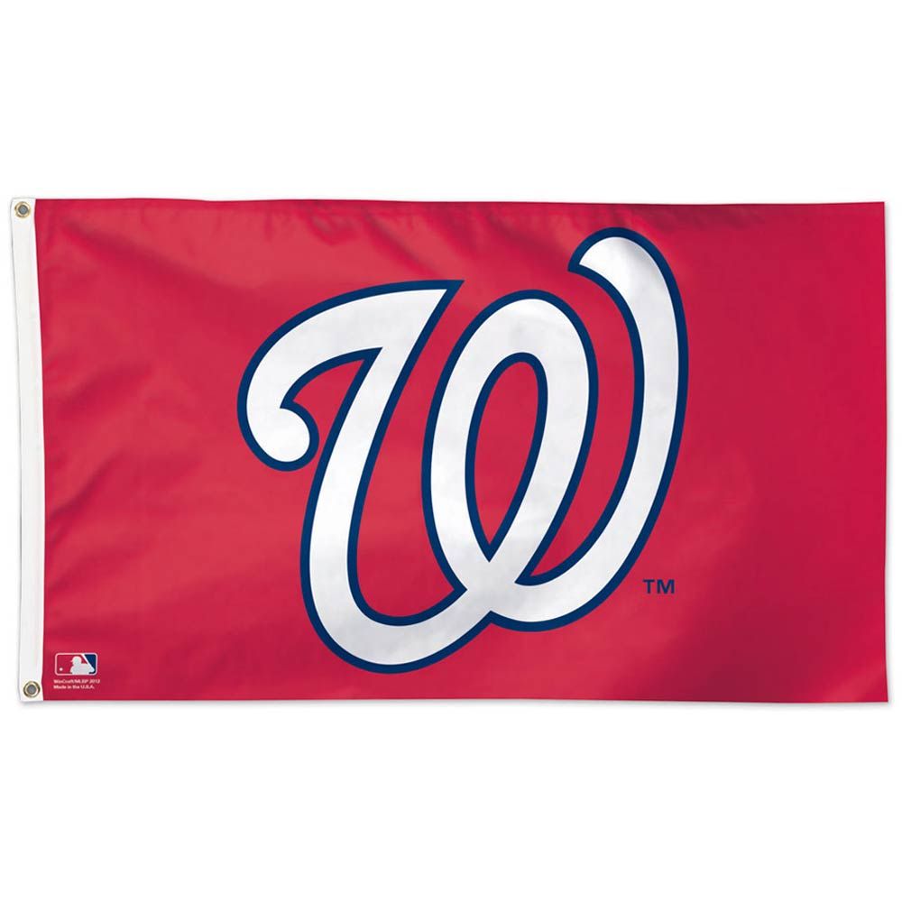 WinCraft Washington Nationals 3' x 5' Cap Logo Deluxe - Single-Sided Flag