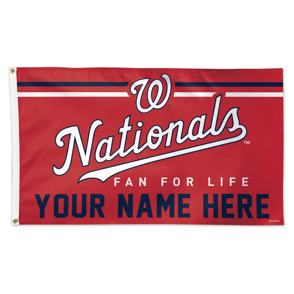 Men's Washington Nationals Fanatics Branded Red Personalized